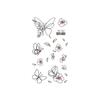 Dark Butterfly Sexy Waterproof Temporary Tattoo Sticker India Women Back Waist Flash Tatoo Girl Body Art Fake Tattoos Realistic
