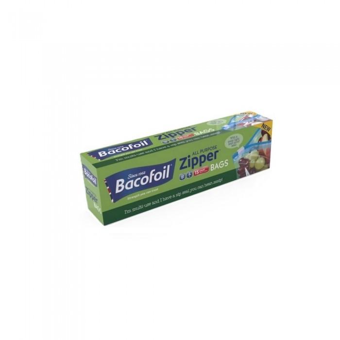Bacofoil Zipper Bag (Pack Of 12)