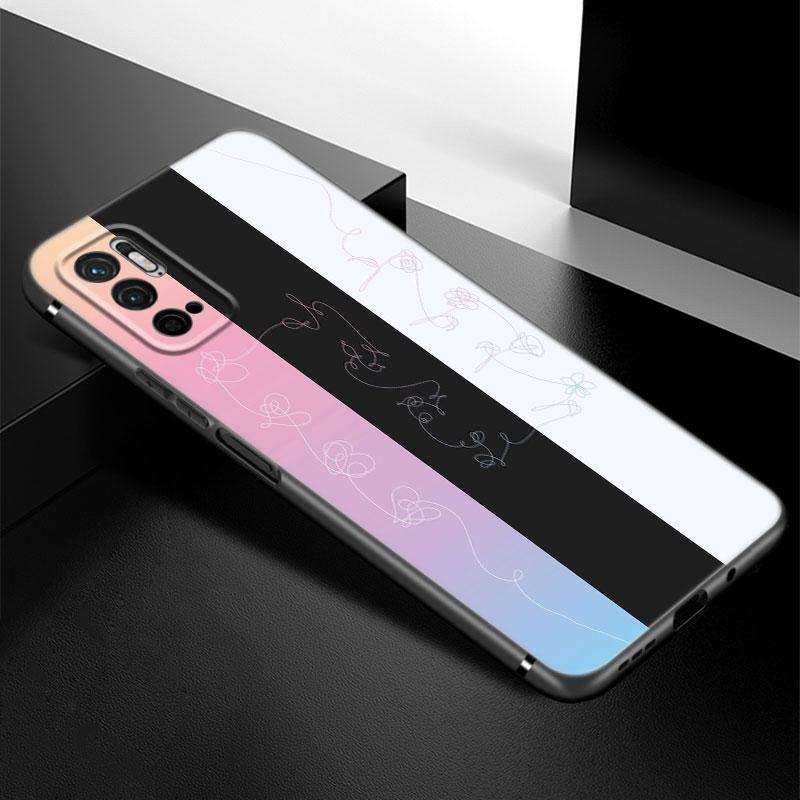 Чехол для телефона Love Yourself с цветком для Xiaomi Redmi Note 7 8 9 10 Lite 11 11E 11T 12 Pro 11S 4G 10T 5G 8T 9S 10S, черный чехол из ТПУ