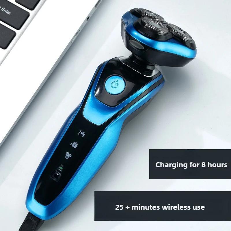 3 в 1Электробритва Роторная Бритва Триммер Для Носа и Висков Аккумуляторная Машинка Для Стрижки Волос Бритва Машинка Для Стрижки Мужчин