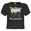 Amplified Womens/Ladies The News Paramore Crop Top
