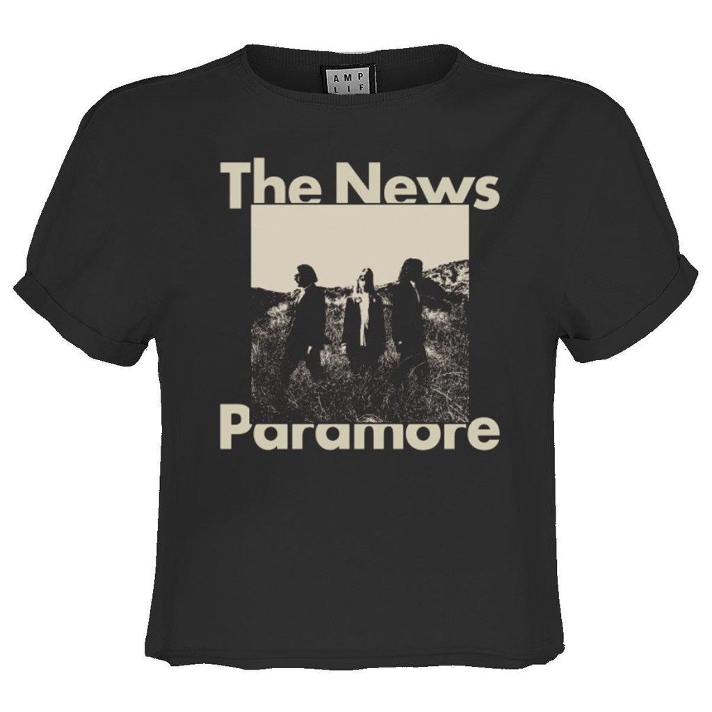 Amplified Womens/Ladies The News Paramore Crop Top