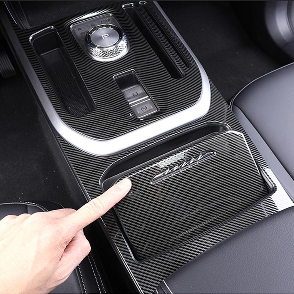 Цвет углеродного волокна для Haval Jolion 2024 2024 Аксессуары для интерьера Изменить часть Ремонт Украсить крышку Отделка Анти-удар Царапины Грязь