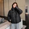 Женская зимняя одежда Куртки Парки Теплые С воротником-стойкой Холодостойкая Куртка На молнии Пуховик Корейская мода Стеганая куртка