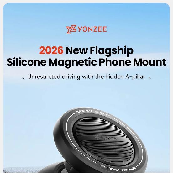 YZ for Tesla Model 3 Y YL Juniper Highland LHD RHD SiliconeCar Magnetic Phone Holder MagSafe Car Mount Interior Accessories 2026