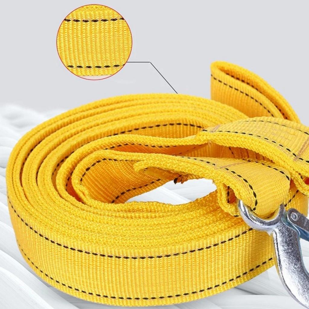 1PCS Thickened Car Portable Car 4 Meters 3 Tons Trailer Rope Car Emergency Traction Rope Pulling Rope Car Trailer