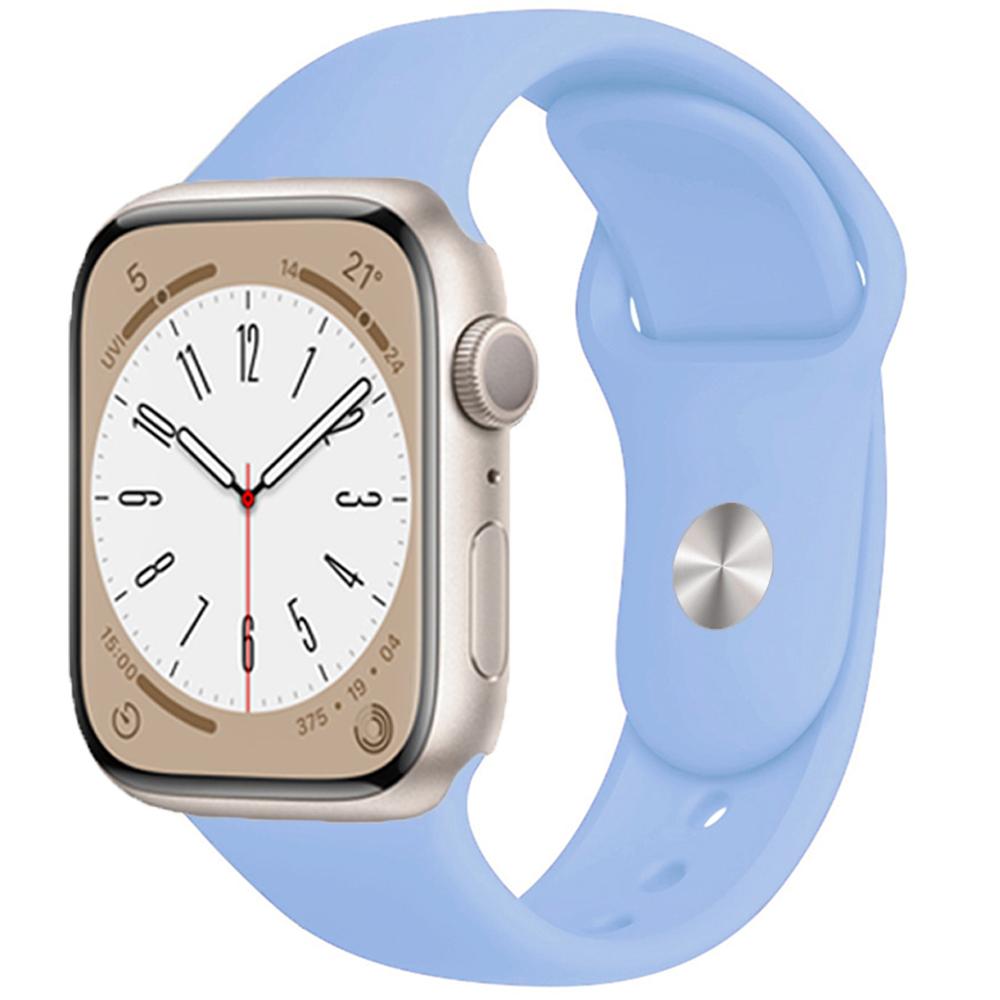 Силиконовый ремешок для Apple Watch Band 49 мм, 45 мм, 44 мм, 42 мм, 41 мм, 40 мм, 38 мм, ремешок для часов, браслет, ремешок iWatch Series 8, 7, 6, 5, 4, 3 SE, ремешок