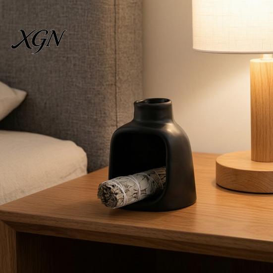 Creative Niche Incense Tray Ceramic Palo Santo Holder, Burner Bowl, Smudge Bowl Indoor Meditation Fragrance for Yoga, Chimeneas Zen Home Decor