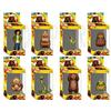8Pcs/Box Hoppers Beaver Transformation Plan Series Action Figures Cute Cartoon PVC Model Toy Gift for Kids