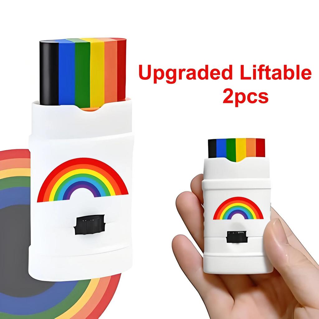 2 шт. Радужные восковые мелки Радужная вечеринка по случаю дня рождения Красочная тематическая вечеринка Аксессуары для вечеринки Семейный костюм для вечеринки Подарок Карманный размер