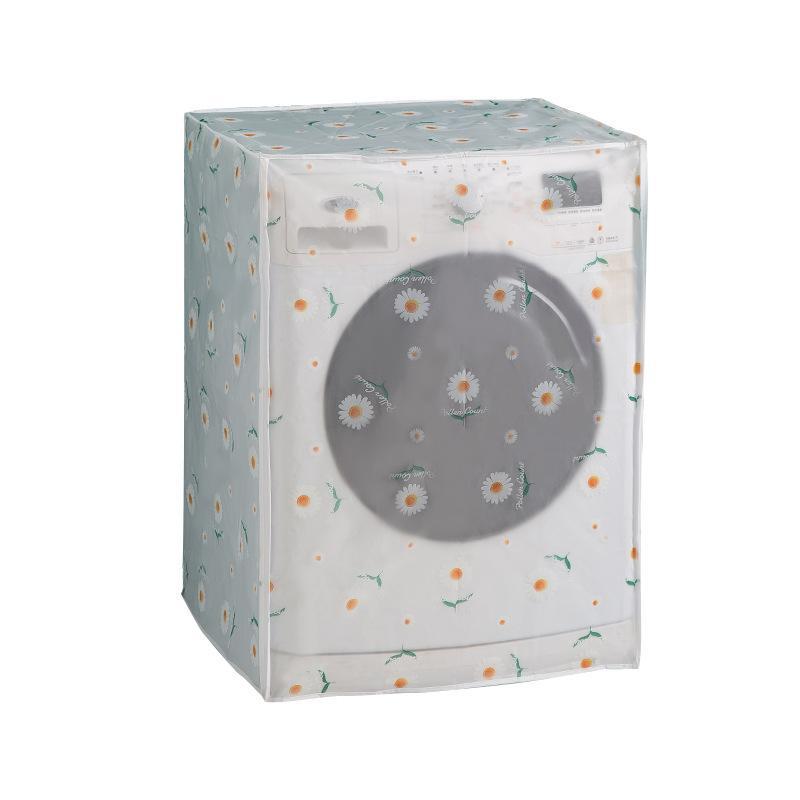 Водонепроницаемый чехол для стиральной машины PEVA с застежкой-молнией для полностью автоматических моделей с пульсатором и барабаном