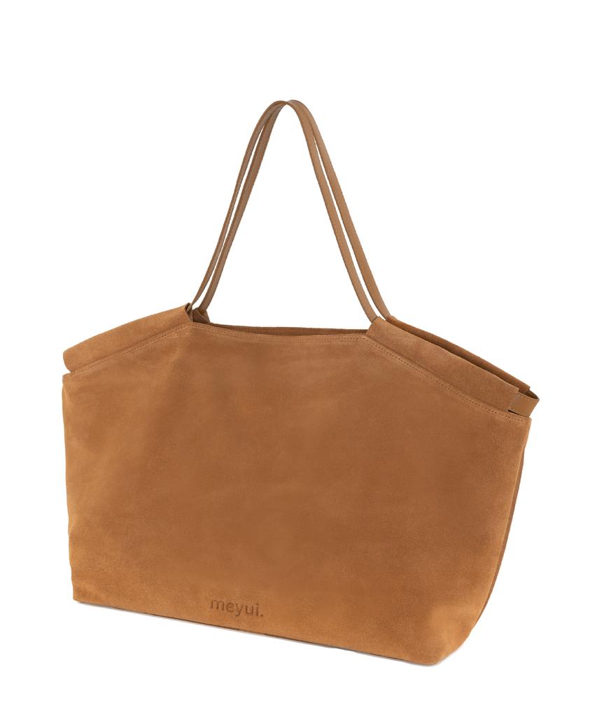 Meyui Yui Tote Bag [Suede Cognac]