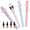 Kumbo Infinite Pencil 4p Cute Character Pencil, Goose Friends 4p, a Popular Character In Korea