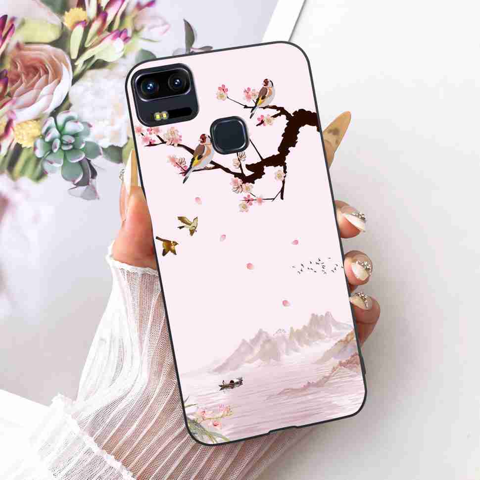 For Asus Zenfone 3 Zoom Case Cartoon Butterfly Lion Silicone TPU Black Soft Cover For Asus ZE553KL Phone Cases Bumper Fundas