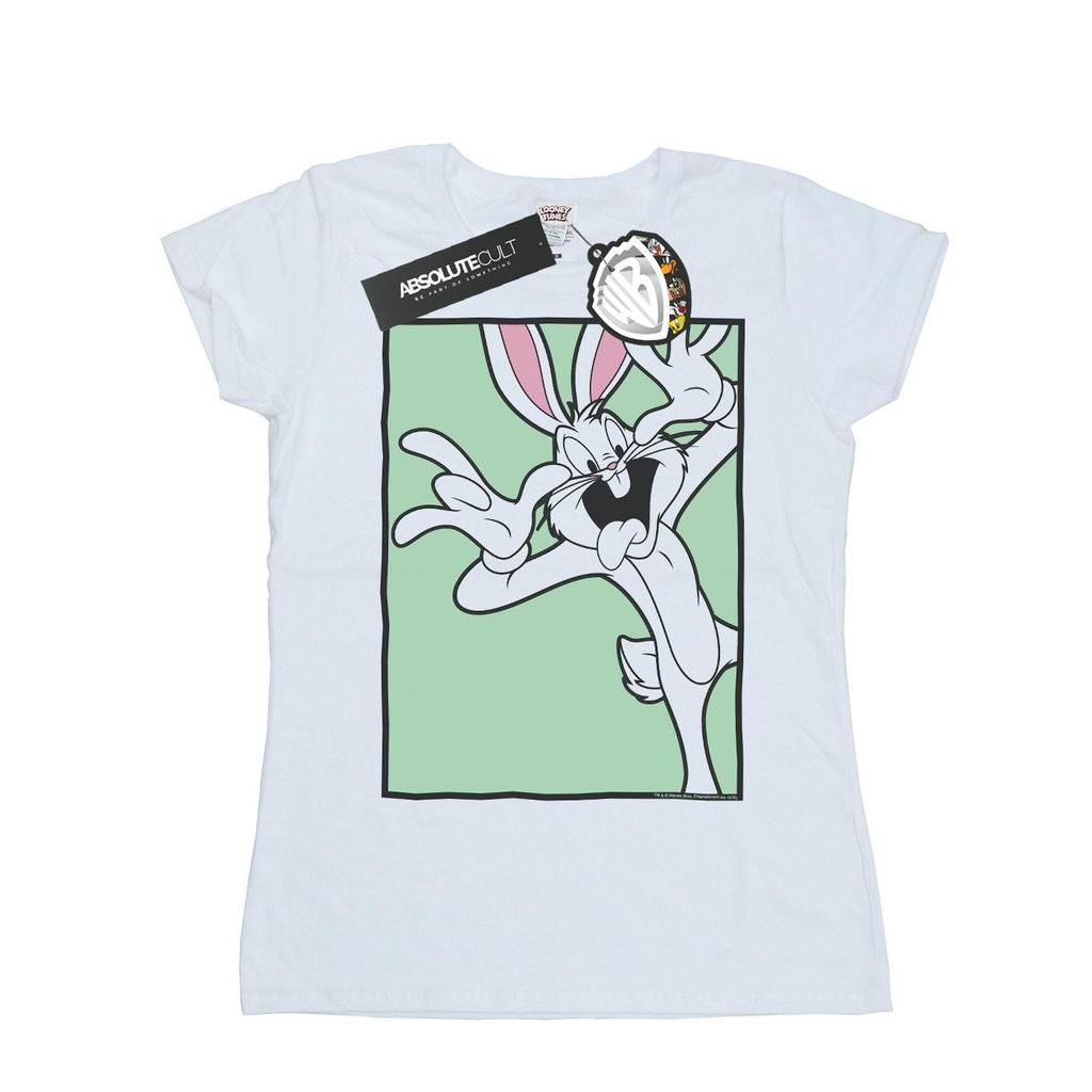 Looney Tunes Womens/Ladies Bugs Bunny Funny Face Cotton T-Shirt