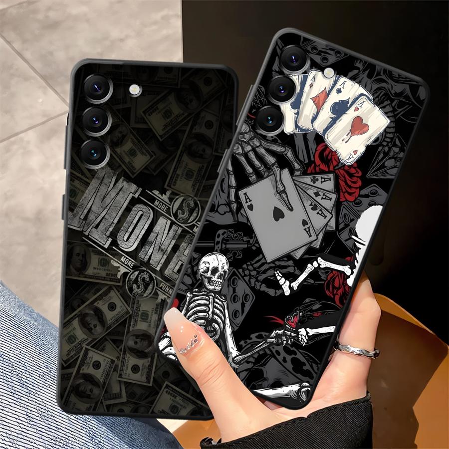 Чехол для телефона для Samsung Galaxy A57 A15 A73 A51 A55 A06 A23 A53 A17 A37 A05 A25 A16 A52 A36 A12 A13 A70 A41 A50 Готический