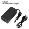 Electric Scooter Charger 54.6V 2A Power Adapter for Electric Scooter Electric Bikes
