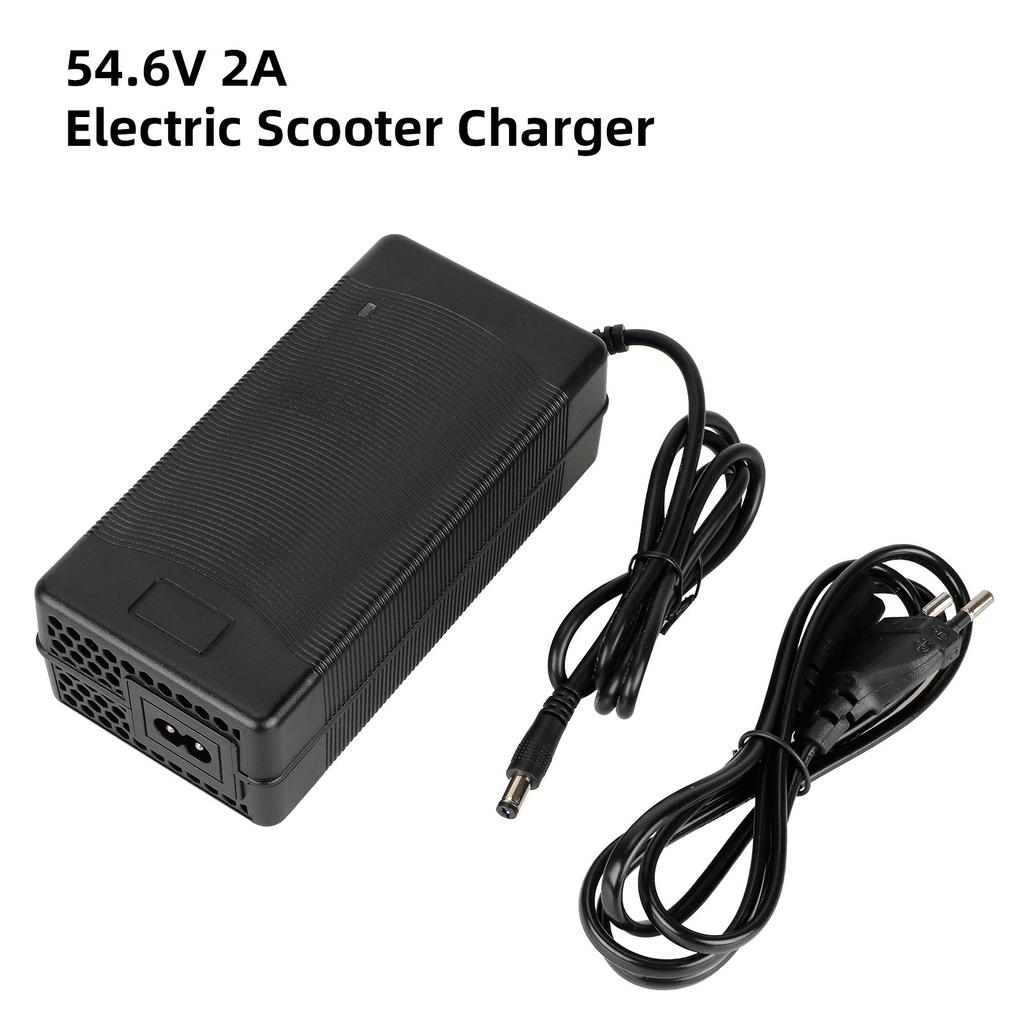Electric Scooter Charger 54.6V 2A Power Adapter for Electric Scooter Electric Bikes