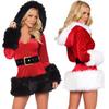Christmas Uniform Temptation Sexy Suit, Christmas Cosplay Costume, Black and White $-2