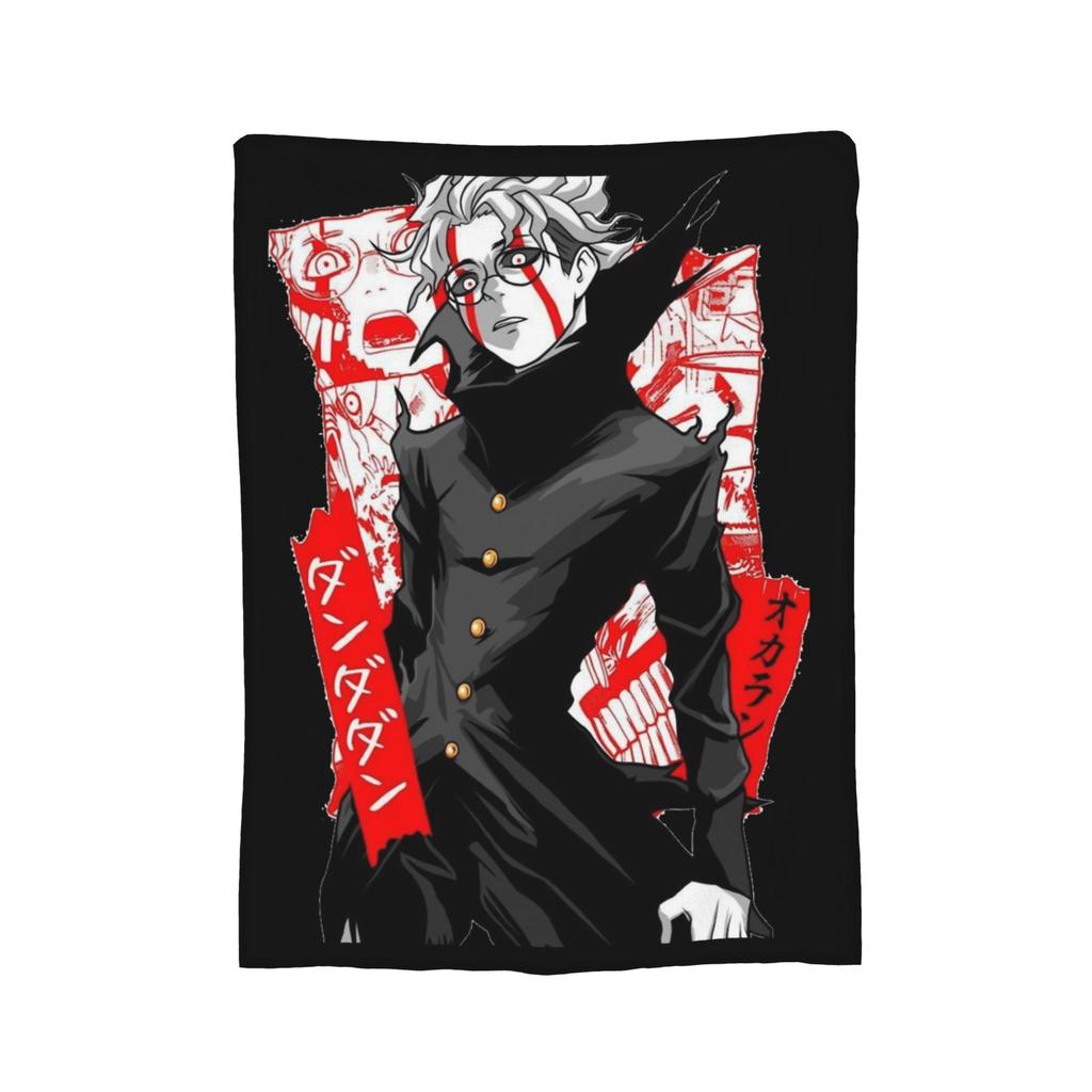 Turbo Granny Dandadan Anime Flannel Blankets Creative Throw Blanket for Bed Sofa Couch 200x150cm Plush Thin Quilt,