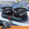 Car USB Fan,Powerful Dashboard Electric Car Fan,360 Degree Rotatable Car Fan,ortable Vehicle Cool Fan,Low Noise Strong Dashboard Cool Circulator Fan