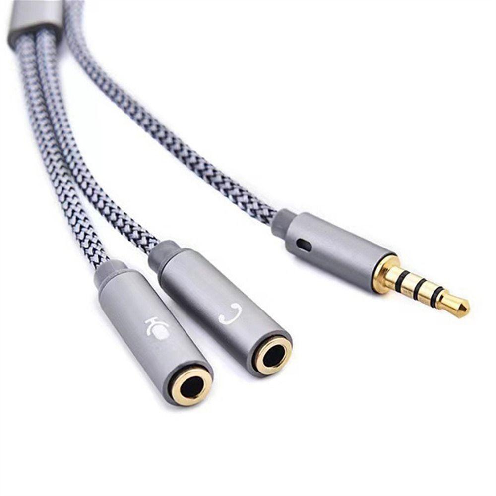 Cable 3.5mm Female Headphone Jack Y Splitter Cable 1 Male to 2 Female Cable Converter AUX Cable