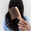 Double Row Large Toothed Comb Wide Toothed Comb Curved Comb Fluffy Comb Hairdressing Comb For Comb Long And Curly Hair