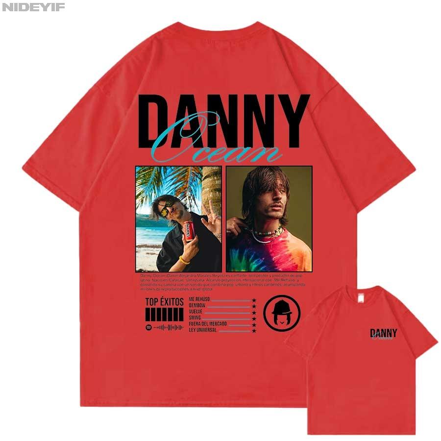 Rapper Danny Ocean Graphic T shirt for Unisex Women Hiphop Streetwear Oversized Tops 100 Cotton TShirt DNO1