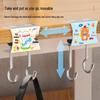 Guan Zhuo Jia Rotatable Double Desk Hooks (5-Pack)