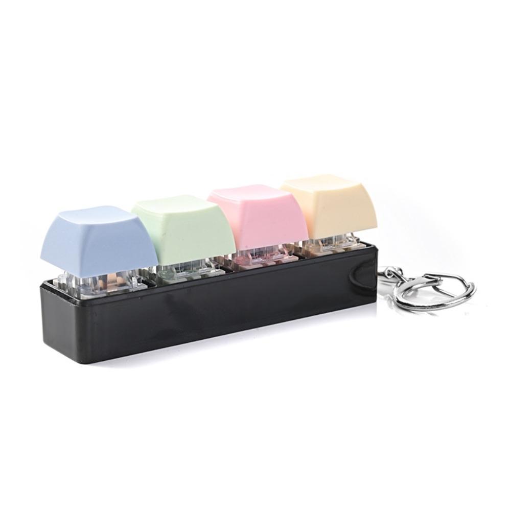 Key Cap Clicker Keycap Fidget Keychain Finger Button Keyboard Clicker Keychain Children