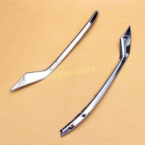 For -2025 Lexus NX 350h 450h+ Chrome Car Rear Bumper Fog Light Cover Trims