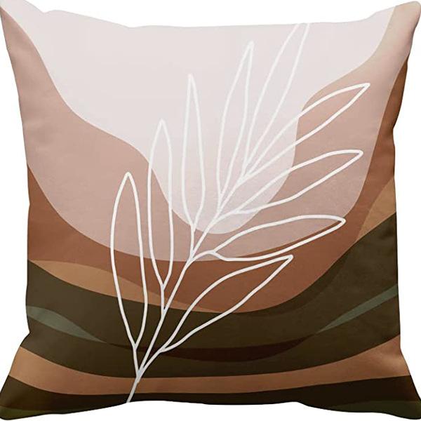 Абстрактная наволочка цвета Моранди, Минималистичная декоративная наволочка, Абстрактная эстетика, Подушка для дивана, Чехол для подушки