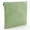 Hermes Bastia Coin Purse Green Shave Women Used