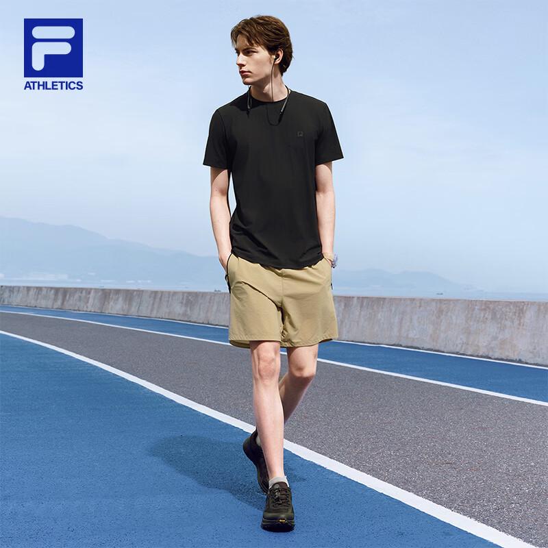 Fila Мужская минималистичная спортивная футболка с коротким рукавом для защиты от солнца