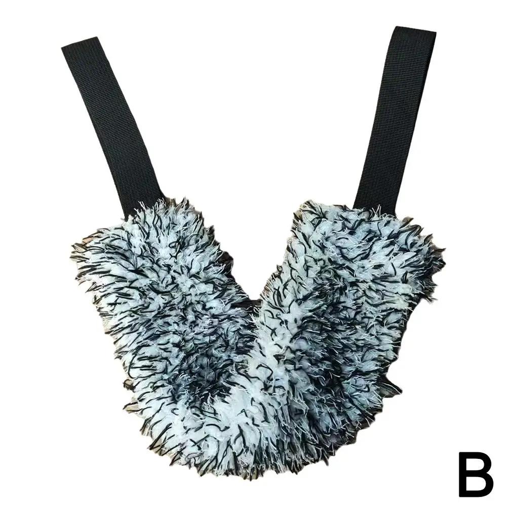 Car Wheel Wash Brush Car Drying Towel Long Strap Wheel Cleaning Double-sided Portable With Long Towel Clean Strap Car B C5j8