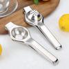 Manual Lemon Juicer Fruit Squeezer Comfortable Grip Stainless Steel Easy To Clean Seedless Lemon Squeezer