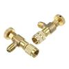 R12 R410 Refrigerant Charging Valve,   Conditioning Refrigerant Liquid   Valve Copper   Control Valves Copper and    Valve