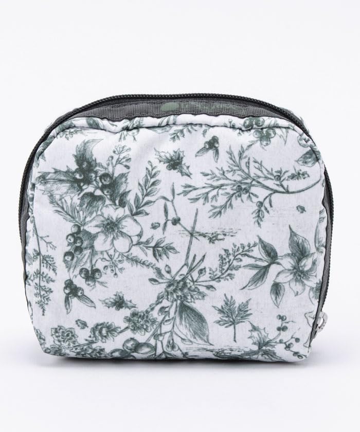 Мешочек SQUARE Olive Holiday Toile de Jouy [LeSportsac] [Официальный] COSMETIC/6701