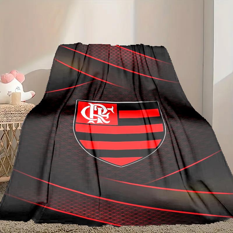 [1pc Rangers FC Blanket] All-Season Blanket - Cozy Blanket for Sofa Couch Home Decoration, Digital Printed Nap Blanket