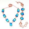 Bio-Tourmulian 14 Ct Rose Gold Plated Jewelry Necklace Bracelets18-20''