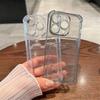 Роскошный мягкий прозрачный чехол-держатель для карточек для iPhone 15 14 11 12 13 Pro Max Mini X XS XR 7 8 Plus SE сумка-кошелек чехол