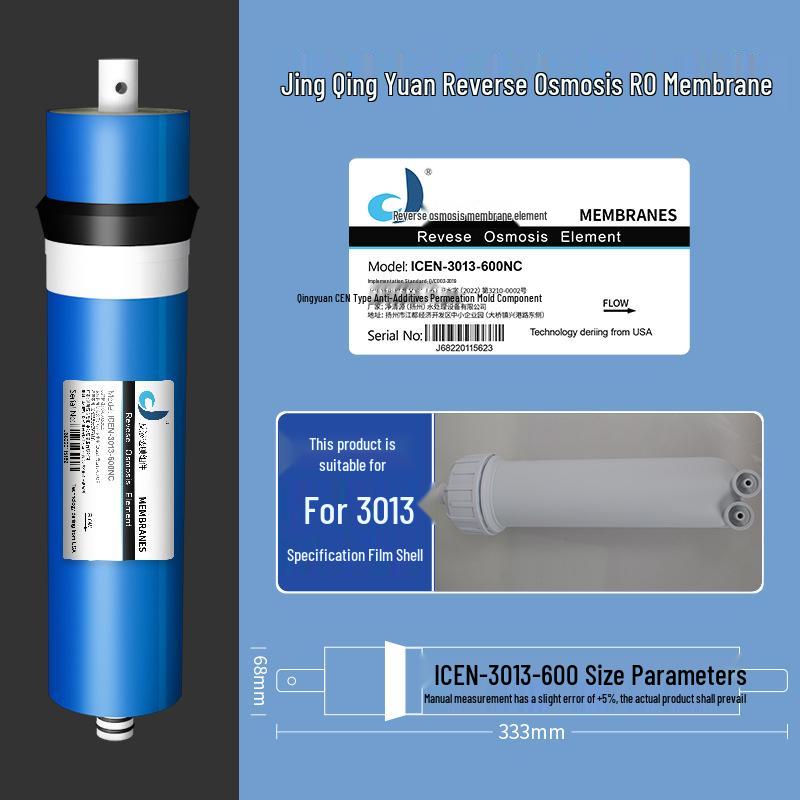 97% Pure Water RO Membrane Filter Purifier (75-800G Capacity)