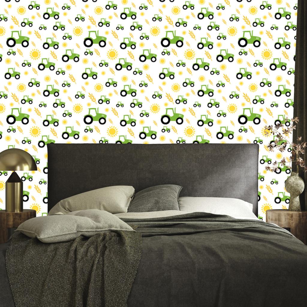 Tractors wallpaper for living room and bedroom 50x1000