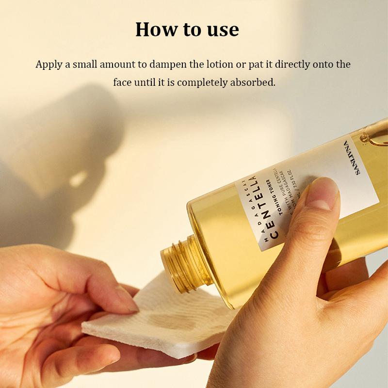 Тонер с центеллой азиатской для ежедневного ухода за кожей, увлажняющий и смягчающий. Набор для ухода за кожей с центеллой азиатской, увлажняющие средства для ухода