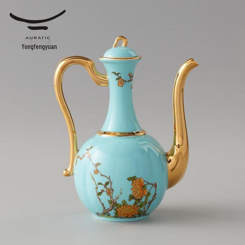 Керамический винный набор Yongfengyuan West Lake Blue из 10 предметов