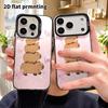 Phone Case: 2D flat, suitable for iPhone 18, 17, 16, 15, 14, 13 Pro in colorful silver protection, couple style, stackable capybara, Christmas and Hal