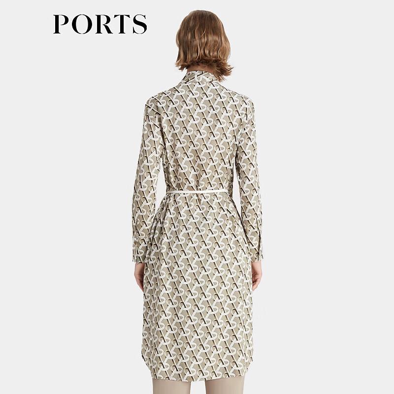 Ports Женское элегантное миди-платье с поясом