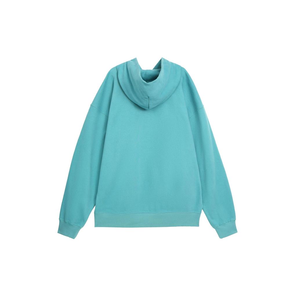 Li Ning Reignite Series Logo Star Print Loose Pullover Hoodie Unisex Hoodies Frost-Green AWDU355-2