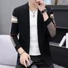 New In Autumn and Winter, Cardigan Sweater Men's Knitted Sweater, Versatile Casual Stripes Trendy and Handsome Men's Top