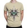 Black Inquisition Logo Graphic Funny 100 Cotton Tshirt Dragon Age Tees Tops For Unisex